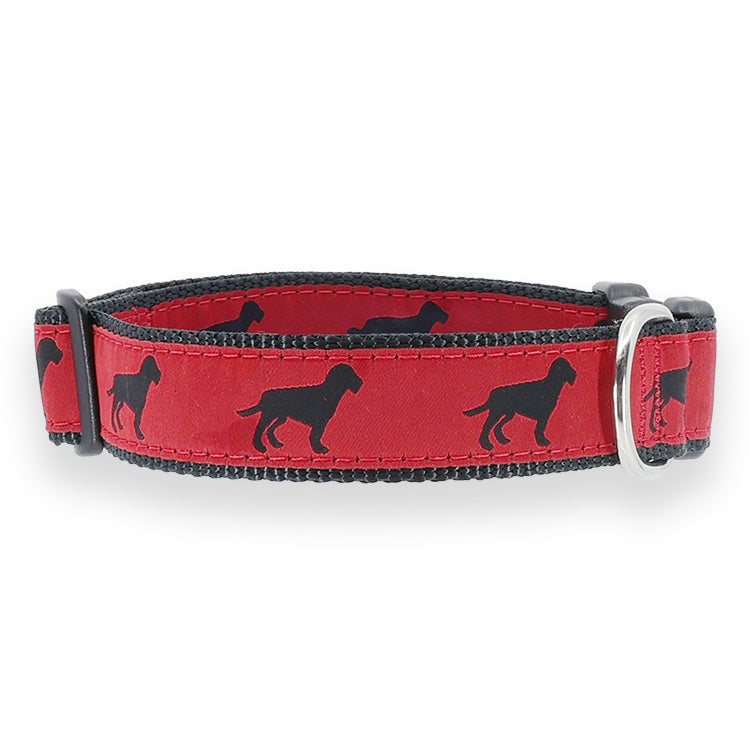 Black Dog on Red