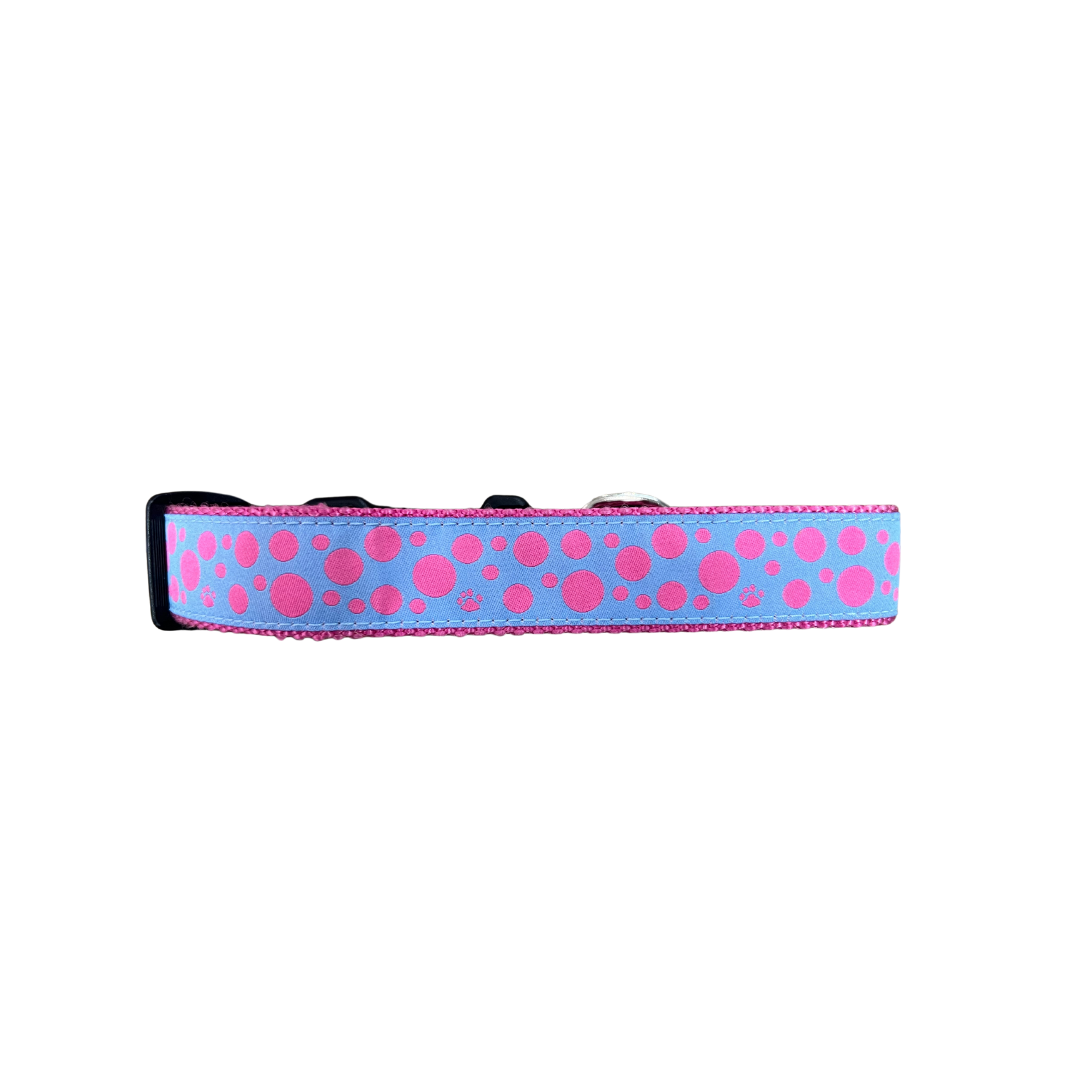 Pink and Purple Polka Dots