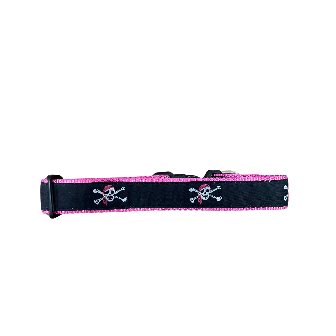 Pink Skull and Crossbones