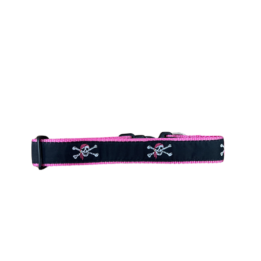 Pink Skull and Crossbones