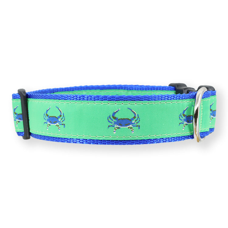 Blue Crab on Green