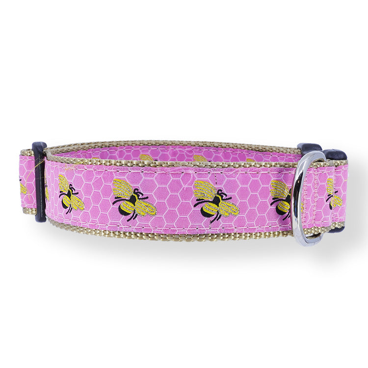 Bumble Bee & Honeycomb on Pink