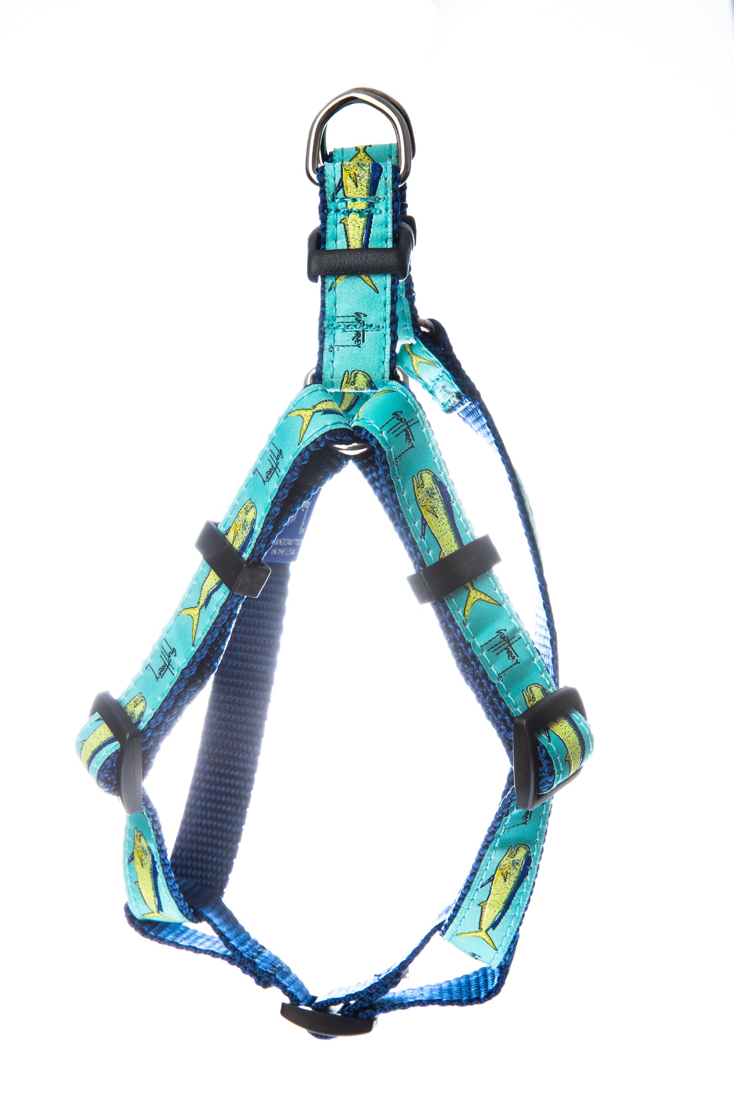 Bull Dolphin Step-In Harness - Guy Harvey Dog Harness