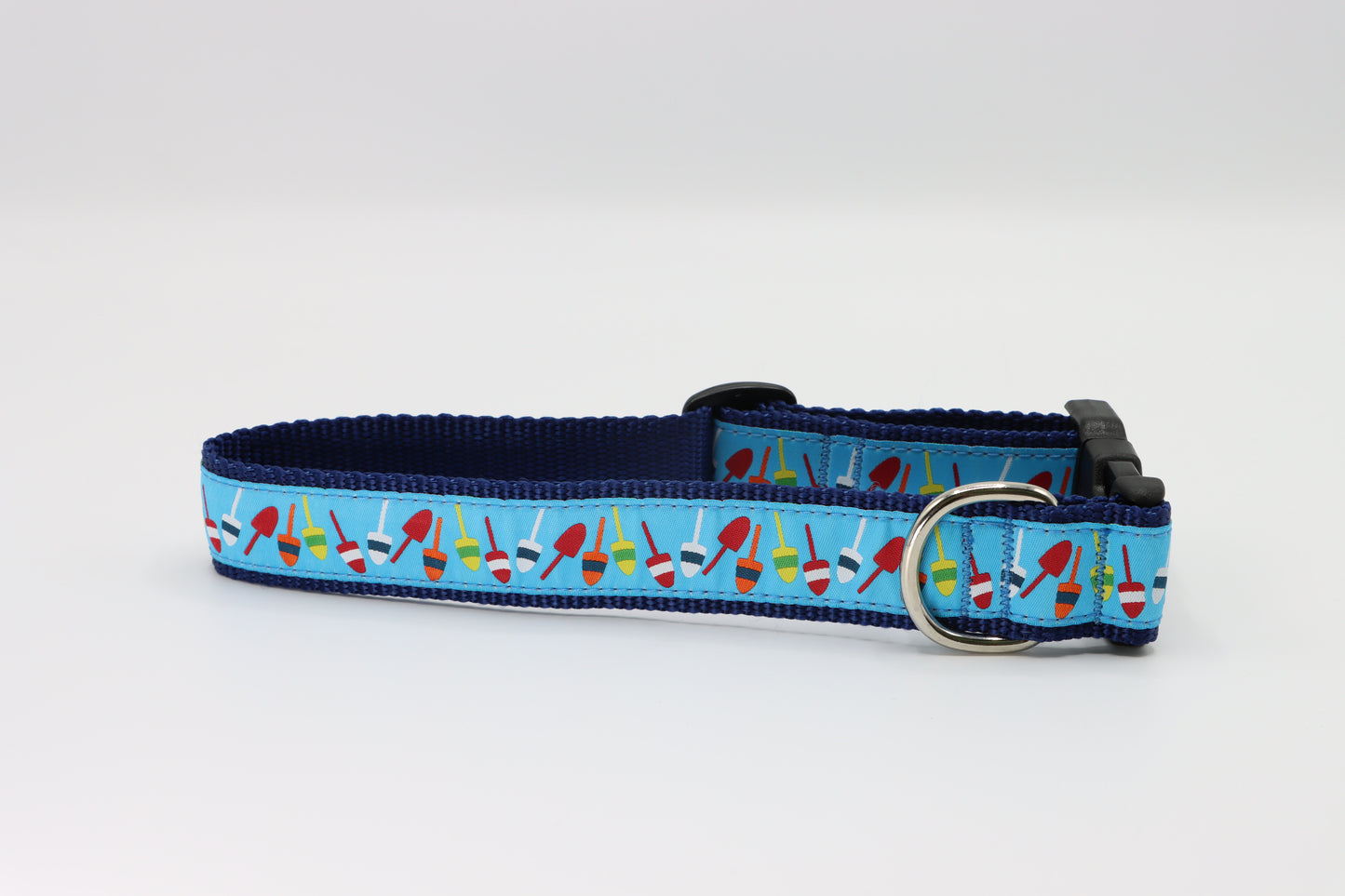 Buoys on Light Blue - Dog Collar