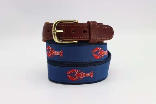 Red Lobster Leather Tab Belt - Classic Children's Belt