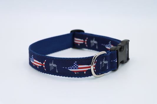 USA Marlin Dog Collar - Guy Harvey Pet