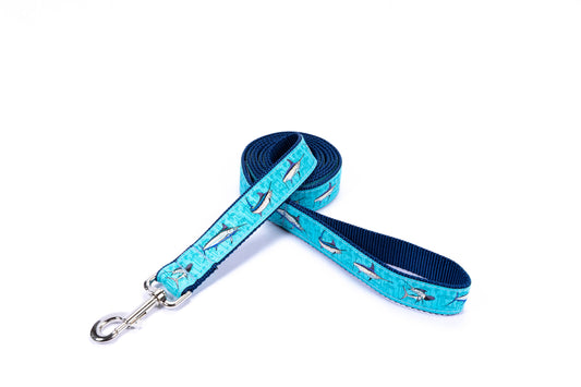 Bill Fish Collage 6ft Leash - Guy Harvey Leash