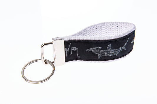 Hammerhead & Mako Keychain - Guy Harvey Key Fob